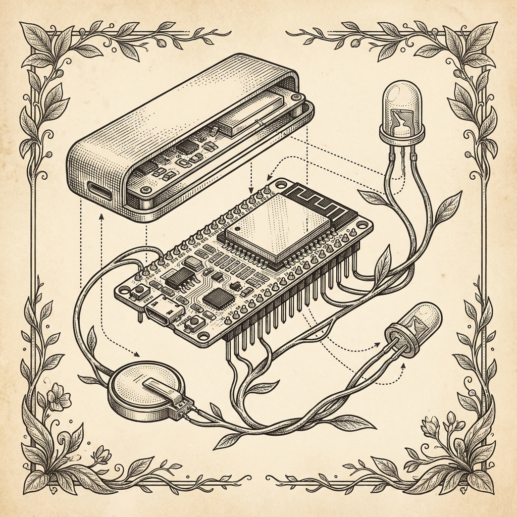 Throwie illustration